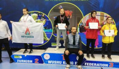 Ebrar, Kung Fu Türkiye Şampiyonu oldu