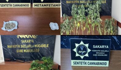 Sakarya’da uyuşturucu operasyonu: 43 şüpheli yakalandı