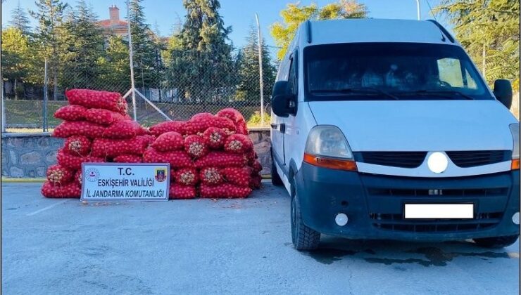 Eskişehir’den 3,5 ton soğan çaldılar Sakarya’da yakalandılar