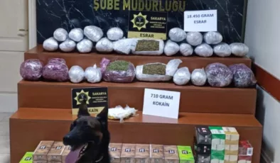 Sakarya’da Dev Uyuşturucu Operasyonu: 18 Kilo Esrar Ele Geçirildi