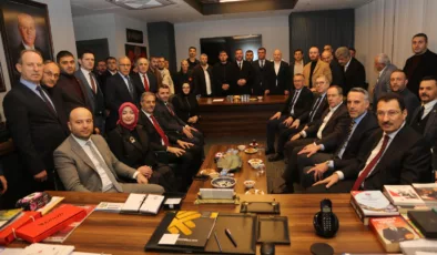 Büyükşehir Adayı Alemdar ve AK Parti heyetinden ilk ziyaret MHP’ye