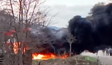 Sakarya’da çocuk parkında yangın çıktı