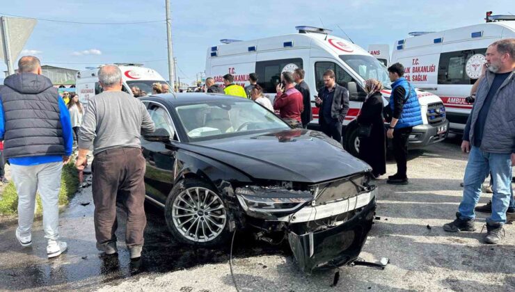 AK Parti Sakarya Milletvekili Ali İnci’nin karıştığı kazada 5 kişi yaralandı
