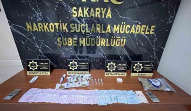 Sakarya’da uyuşturucu operasyonu: 15 gözaltı